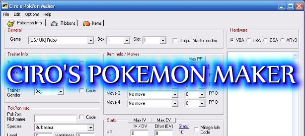 pokemon game making software